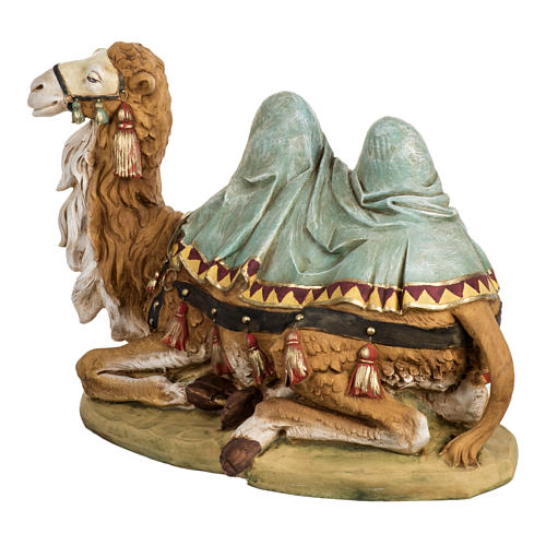 Camelo resina para Presépio Fontanini com figuras de altura média 65 cm 4
