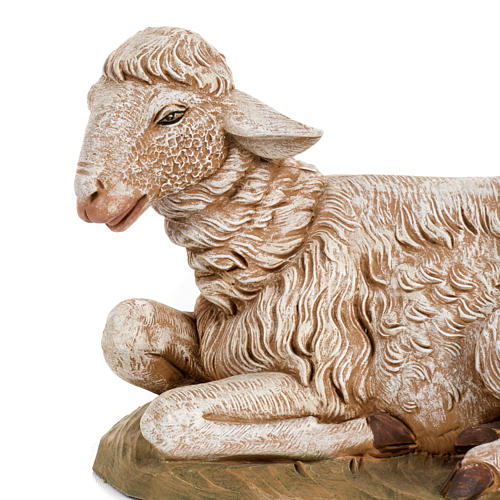 Owca leżąca do szopki Fontanini 52 cm 2