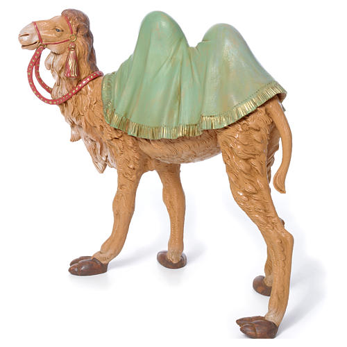 Camelo em pé PVC para Presépio Fontanini com figuras de altura média 30 cm 2