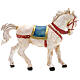 Cavalo branco para Presépio Fontanini com figuras de altura média 12 cm s2