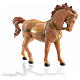 Cavalo castanho para Presépio Fontanini com figuras de altura média 12 cm s5