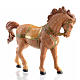 Cavalo castanho para Presépio Fontanini com figuras de altura média 12 cm s1