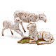 Família de ovelhas 3 peças para Presépio Fontanini com figuras de altura média 12 cm s1
