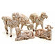 Sheep for nativity of 12cm, Fontanini 5 pieces s1