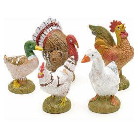 Angelo Con Tromba Per Presepe Fontanini – Rosa, 12 Cm, Statua In PVC, Prodotto PR007515