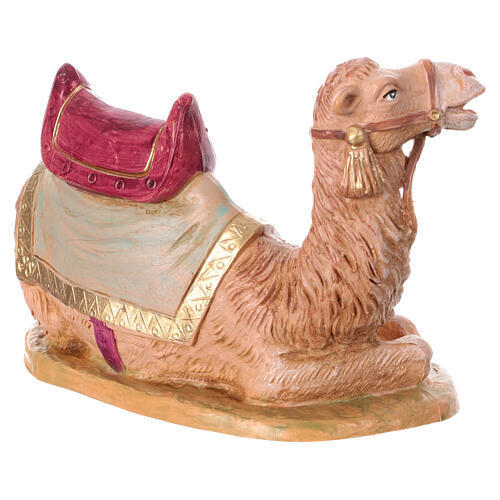 Camello sentado para belén Fontanini con figuras de altura media 19 cm 3