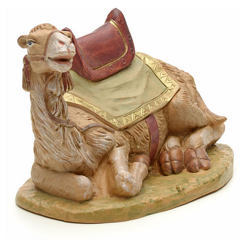 Chameau Couché Crèche Fontanini 6,5 Cm - Figurine Noël Holyart