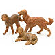Cães para Presépio Fontanini com figuras de altura média 12 cm s1