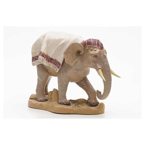 Elefante em pé 27x11x19,5 cm para Presépio Fontanini com figuras de altura média 19 cm 5