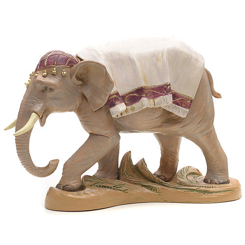 Elefante em pé 27x11x19,5 cm para Presépio Fontanini com figuras de altura média 19 cm 1