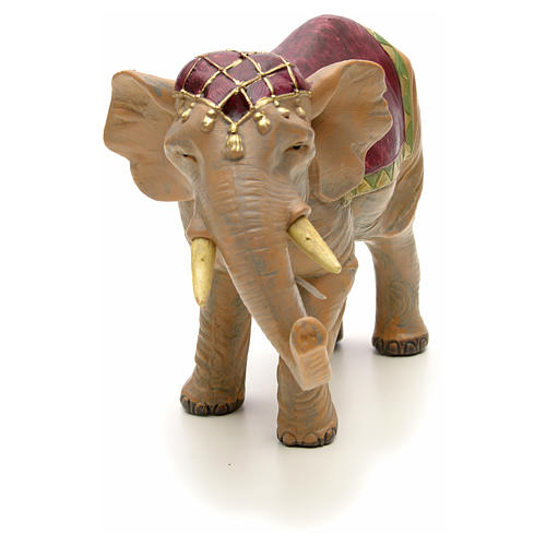 Elefante para Presépio Fontanini com figuras de altura média 12 cm 4