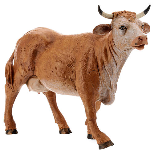Vache debout crèche Fontanini 30 cm 3
