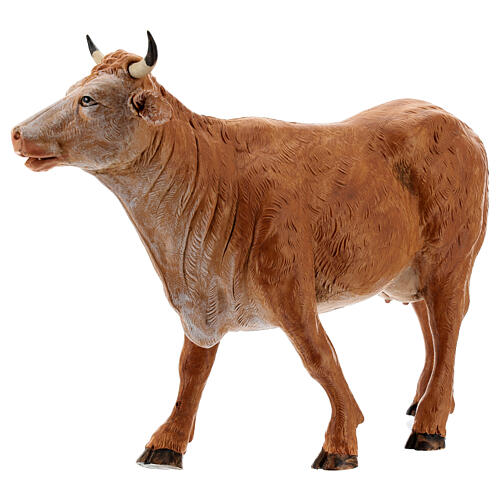 Vache debout crèche Fontanini 30 cm 4