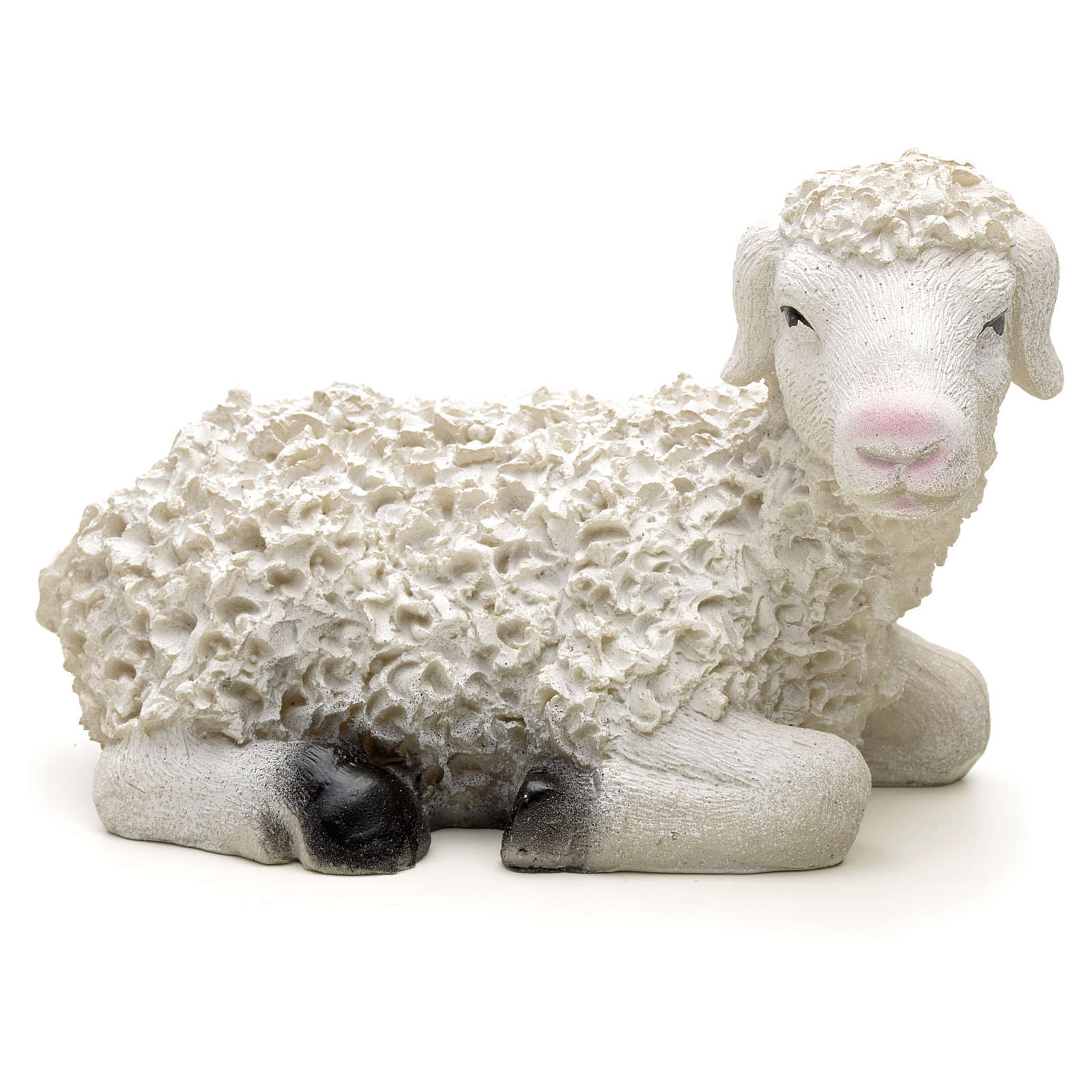 Nativity figurine, sheep in resin measuring 16x6x8cm | online sales on ...