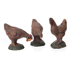 Nativity figurine, farm animals assorted 3pcs