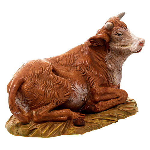 Sitting ox 12cm Fontanini 3