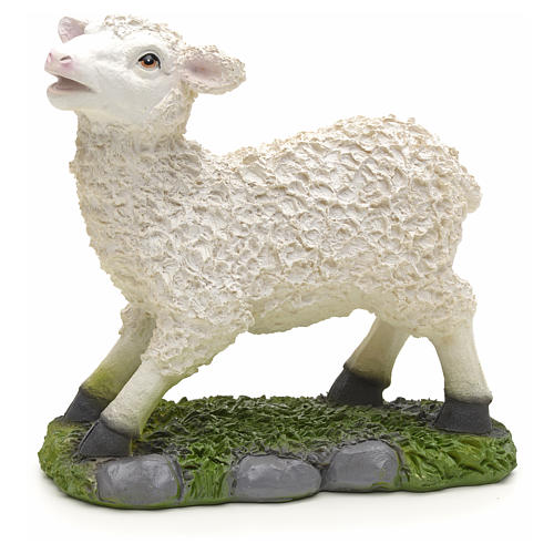 Schaf aus Harz für Krippe 20x10x18 cm 1