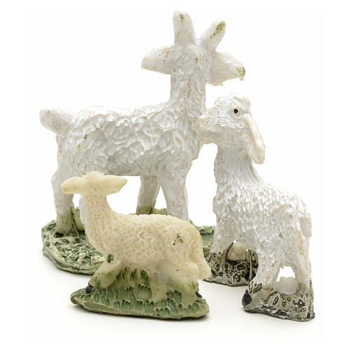 Nativity figurine, sheep and goats, 4cm 2