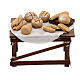 Tisch mit Brot neapolitanische Krippe s5