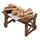 Table pour pain miniature crèche Napolitaine s2