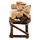 Table pour pain miniature crèche Napolitaine s4