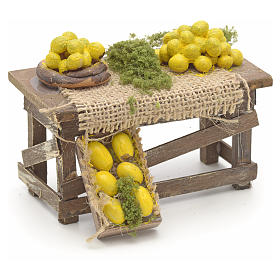 Presépio Napolitano: Mesa limões presépio artesanal napolitano