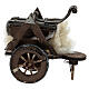 Neapolitan Nativity scene accessory, cart with wool carder s1