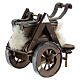 Neapolitan Nativity scene accessory, cart with wool carder s2