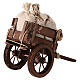 Neapolitan Nativity scene accessory, cart with sacks s3