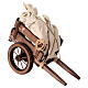 Neapolitan Nativity scene accessory, cart with sacks s1