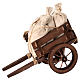 Neapolitan Nativity scene accessory, cart with sacks s2