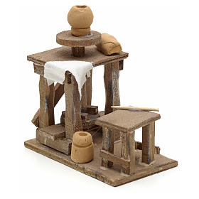 Neapolitanische Krippe: Arbeitstisch Keramiker Krippe Neapel