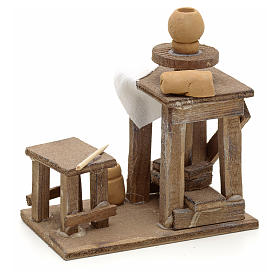 Neapolitanische Krippe: Arbeitstisch Keramiker Krippe Neapel