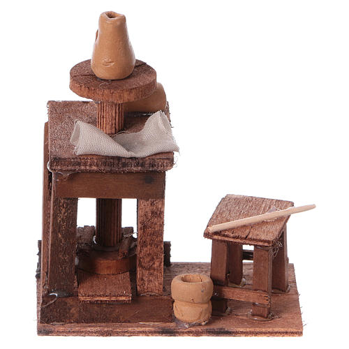 Neapolitan Nativity scene accessory, potter's wheel 1