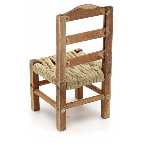 Stuhl Krippe Neapel h 8 cm 3