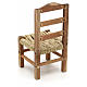 Sedia media presepe Napoli h 8 cm s3