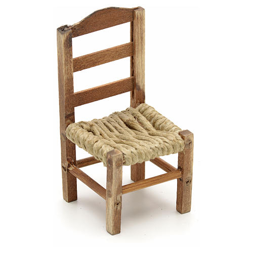 Krzesło h 8 cm szopka z Neapolu 1