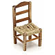 Krzesło h 8 cm szopka z Neapolu s1