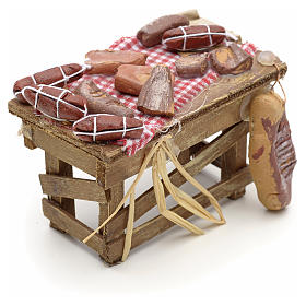 Neapolitan Nativity scene accessory, meat table
