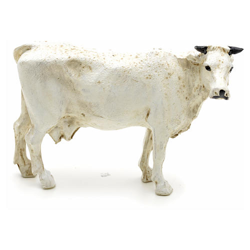 Kuh aus Harz für Krippe 6x9 cm 1