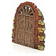 Nativity accessory, door with little bricks 10x11cm s2