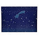 Ciel lumineux avec étoile filante crèche 50x70 cm s1