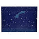 Cielo luminoso presepe con stella con cometa 50x70 s1