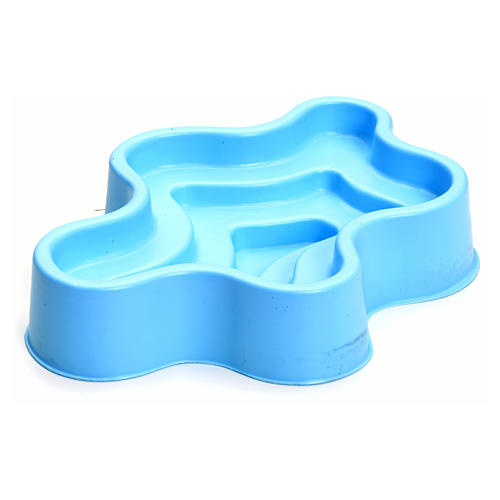 Mini lac bleu en plastique pour crèche 1