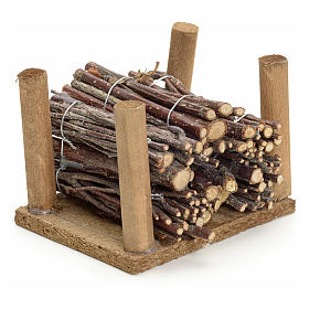 Nativity accessory, twigs heap for do-it-yourself nativities