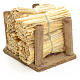 Holzstapel mit Stroh für Selber-Bauen-Krippe s2
