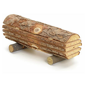 Nativity accessory, cut wood trunk