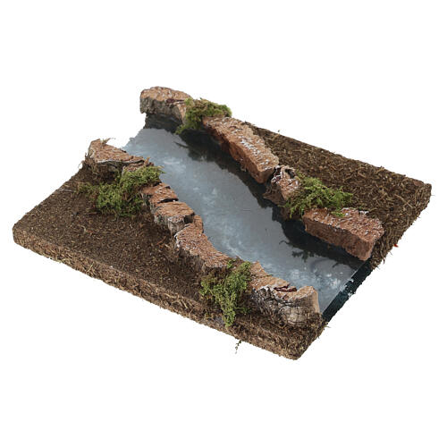 Fiume componibile sughero FSC: parte curvilinea 14x16 cm 2