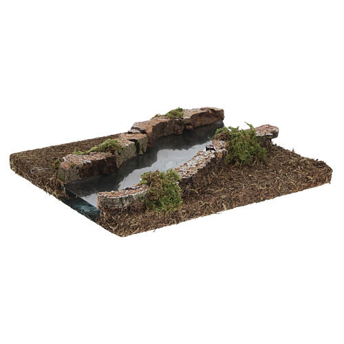Fiume componibile sughero FSC: parte curvilinea 14x16 cm 3