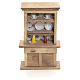 Nativity accessory, cupboard with plates and accessories s1